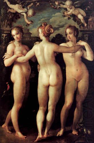Hans von Aachen The Three Graces china oil painting image